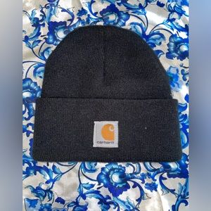 Youth Black Carhartt Beanie